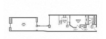 W1 -825__409 Floor Plan at East 4th Street, Ohio