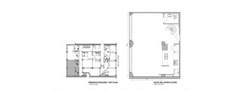 a floor plan of a house with a white background