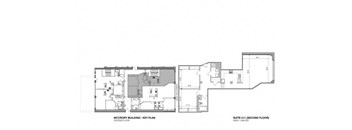 a black and white floor plan of a house