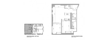 a floor plan of a small apartment