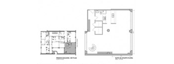 a black and white floor plan of a house