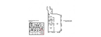 a floor plan of a building with a lot of floors