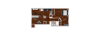 Vice Presidential One Bedroom at Heritage Apartments, Ohio, 43212