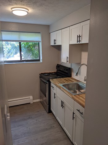 upgraded kitchen in lakewood ohio apartments - Photo Gallery 3