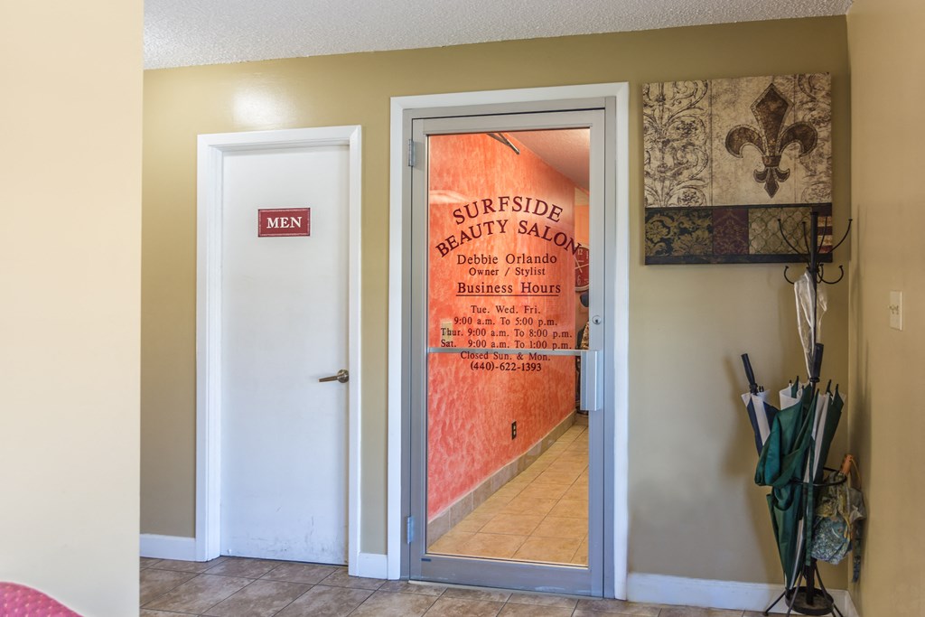 Apartment with hair salon