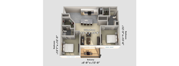 2 bed 2 bath B at The Bend, Lancaster, Ohio