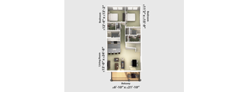 2 bed 2 bath E at The Bend, Ohio, 43130