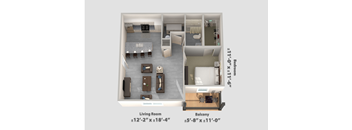 1 bed 1 bath at The Bend, Lancaster, Ohio