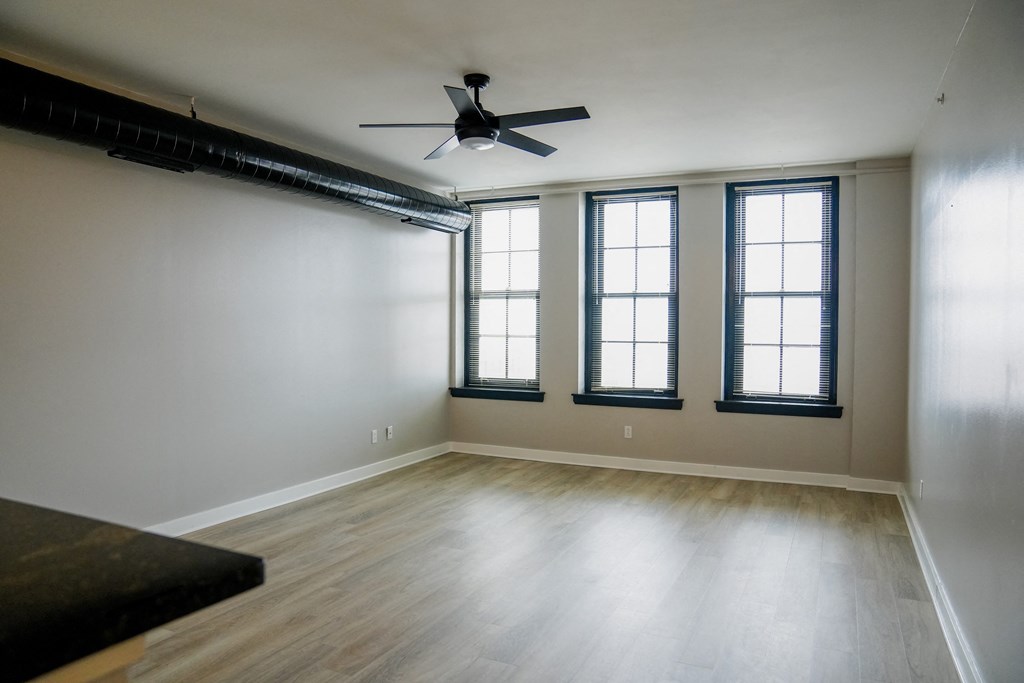 abundant windows with natural light