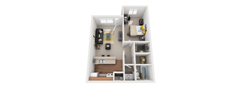 1 bed 1 bath at Vivo Toledo Apartments, Toledo, Ohio