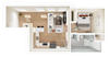 1 Bed 1 Bath