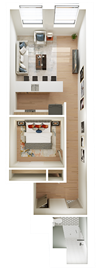 1 Bed 1 Bath