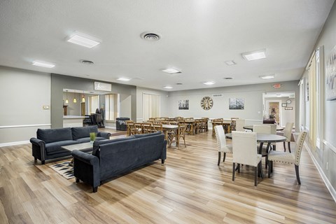 Apartment with a clubhouse