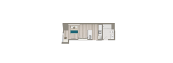 Sentral Beverly Hills Co-Living Suite with Private Kitchen