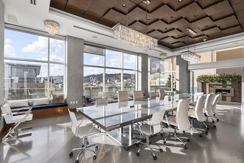 Executive conference room at 1600 Vine in Hollywood, CA.