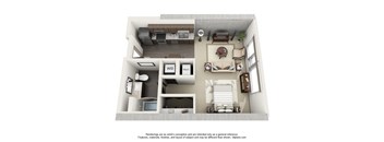 1600 Vine_Studio S2 Floor Plan
