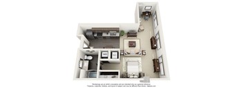 1600 Vine_Studio S3 Floor Plan