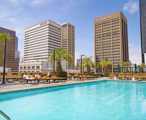 Pool at Diega in San Diego, CA.
