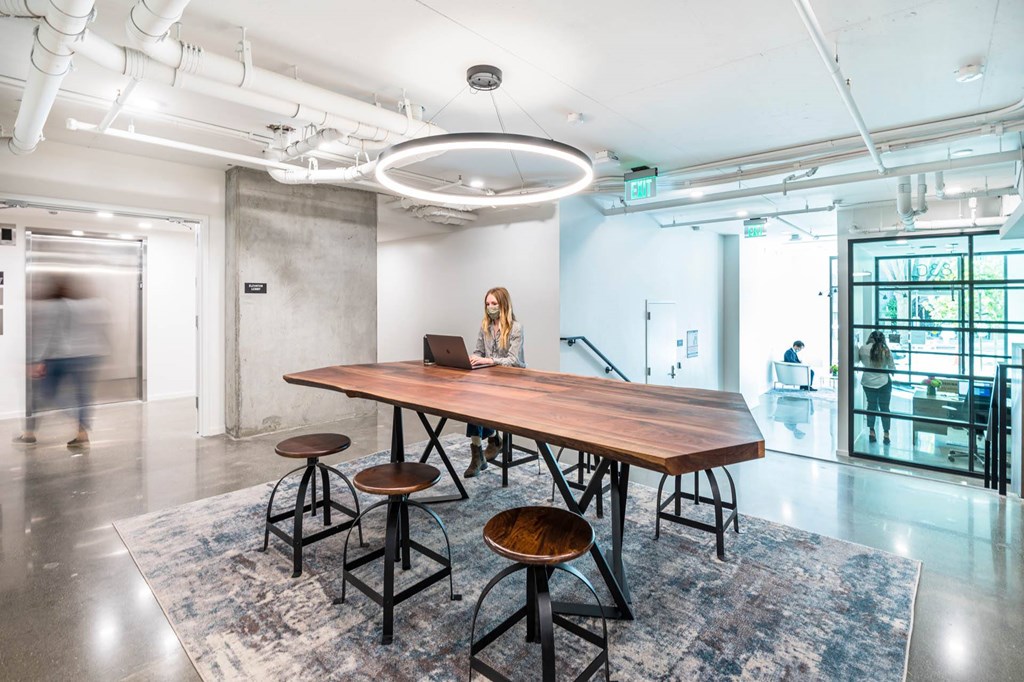 Co-working space at Vance in San Francisco, CA.