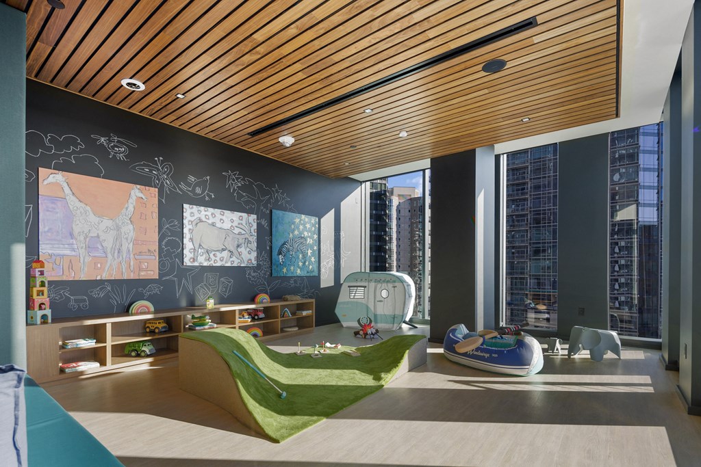 the modern kids playroom