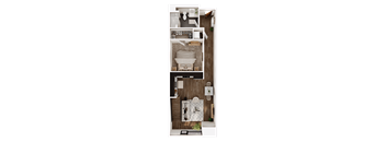 1 bed, 1 bath apartment home with loft at 24fifty in Denver, CO