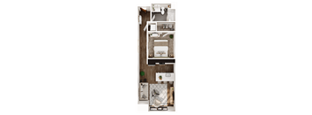 1 bed, 1 bath apartment home at 24fifty in Denver, CO