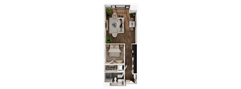 1 bed, 1 bath apartment home at 24fifty in Denver, CO