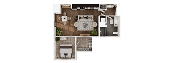 1 bed, 1 bath apartment home at 24fifty in Denver, CO