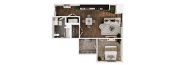 A series of images showing different room layouts.
