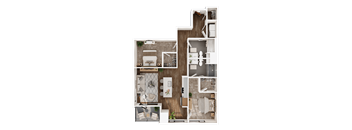 2 bed, 2 bath apartment home at 24fifty in Denver, CO
