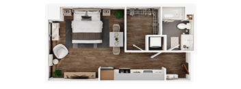 studio, 1 bath apartment home at 24fifty in Denver, CO