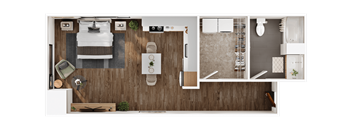 studio, 1 bath apartment home at 24fifty in Denver, CO
