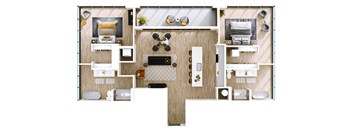 Stella at Star Metals B16 Two Bedroom Penthouse Floor Plan