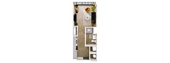 Stella at Star Metals S3 Studio Floor Plan