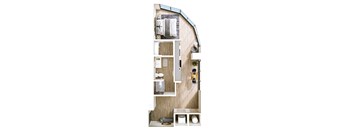 Stella at Star Metals S5 Studio Floor Plan