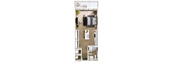 Stella at Star Metals S6 Studio Floor Plan