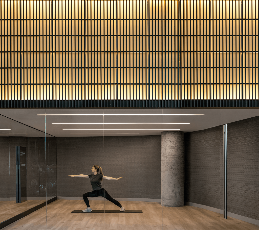 miro yoga studio with glass windows