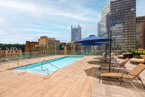 Rooftop pool