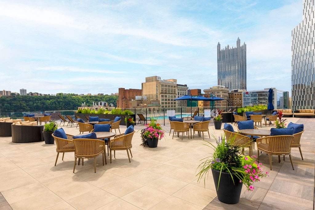 Rooftop patio
