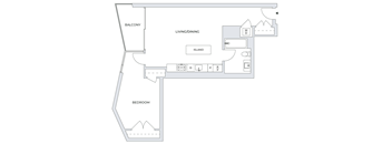 1 Bedroom Floor Plan