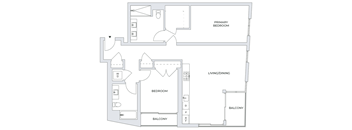 2 Bedroom Floor Plan