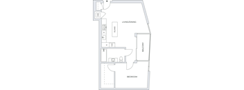1 Bedroom Floor Plan