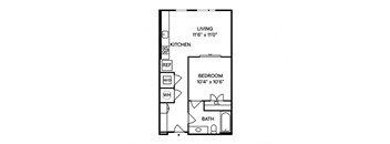 Apartment A1 A1A_East_Austin_1614