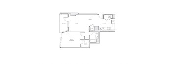miro A10 one bed floorplan