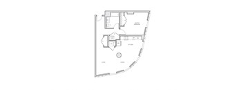 miro A13 one bed floorplan