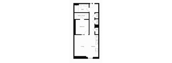 A14 One Bedroom Floorplan_The Residences at The Bellevue