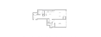 miro A14 one bed floorplan