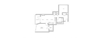 miro A18 one bed floorplan