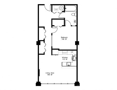 one bedroom- 25