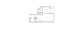 miro A5 one bed floorplan